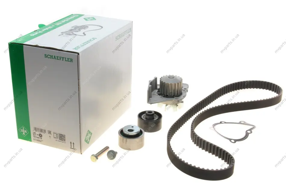 Комплект ГРМ + помпа Citroen Berlingo/Jumpy 1.9D 98- (DW8 1868) 530 0440 30 INA 530-0440-30 (фото 1)