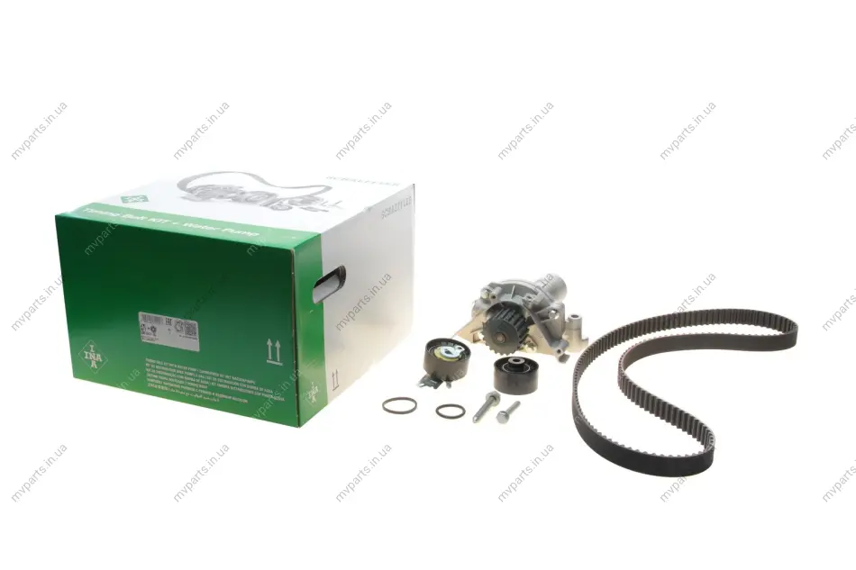 Комплект ГРМ + помпа Citroen Jumpy/Peugeot Expert 2.0 16V 07- (153x25.4) 530 0471 30 INA 530-0471-30 (фото 1)