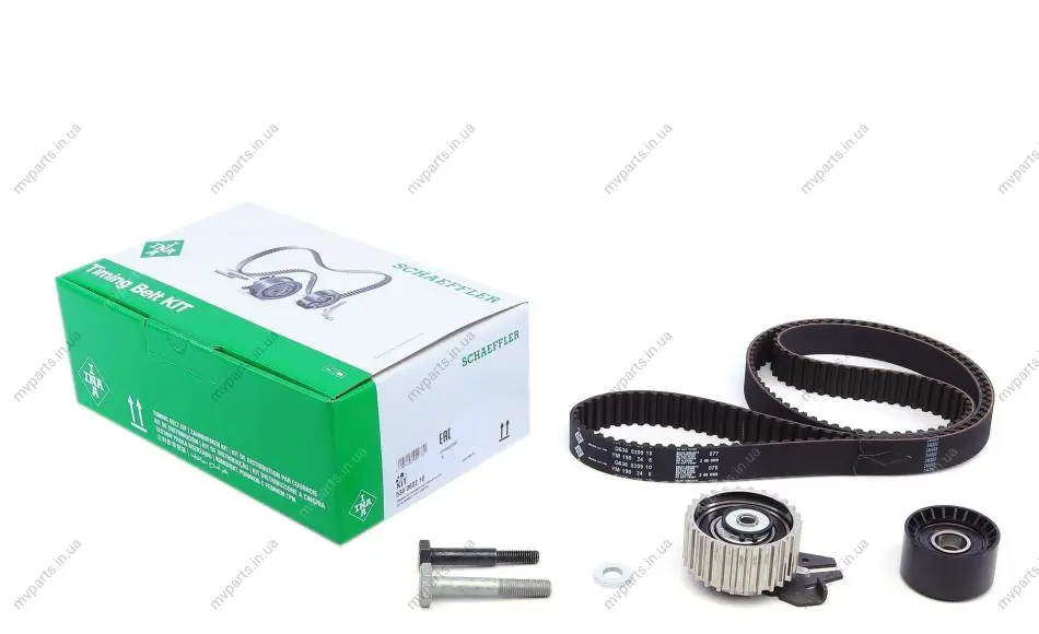 Комплект ГРМ Fiat Doblo Cargo JTD/Multijet (119/223), 11/00-, 74/77/88kw 530 0622 10 INA 530-0622-10 (фото 1)