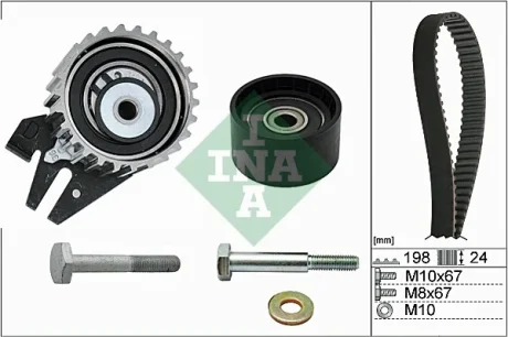 Комплект ГРМ Fiat Stilo 1.9 JTD 03-06 530 0626 10 INA 530-0626-10