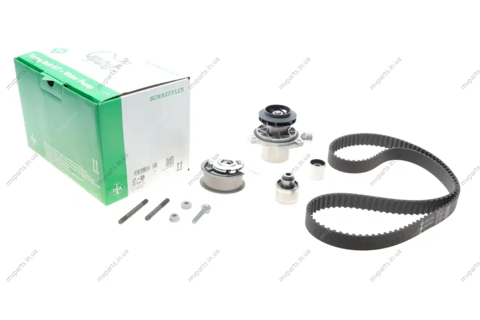 Комплект ГРМ + помпа Audi A3/A4/A5/A6/Q3/VW Caddy/T6 2.0TDI 15-/Golf VII 1.6TDI/2.0TDI 12- (25x145z) 530 0650 31 INA 530-0650-31 (фото 1)