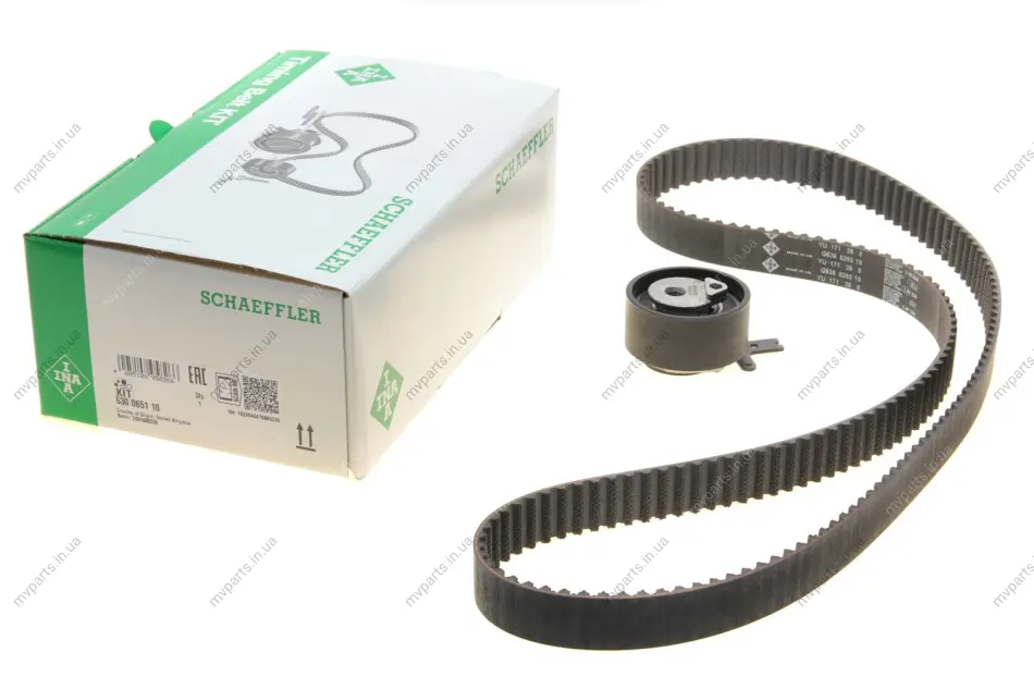 Комплект ГРМ Jeep Cherokee/Wrangler 2.8 CRD 07- (25x171) 530 0651 10 INA 530-0651-10 (фото 1)