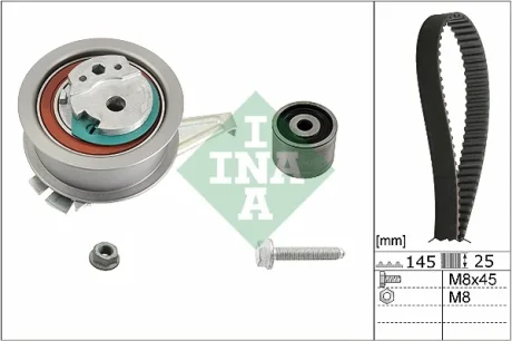 Комплект ГРМ Audi A1/Skoda Fabia/VW Polo 1.4 TDI 14- (25x145z) 530 0665 10 INA 530-0665-10