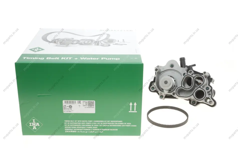 Комплект ГРМ + помпа VW Caddy IV 1.2 TSI 15- 530 0743 30 INA 530-0743-30 (фото 1)