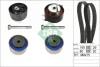 Комплект ГРМ Citroen C5/C6 09-14/Land Rover Discovery 04-/Range Rover Sport 3.0D 13- (4x4) 530 0766 10 INA 530-0766-10 (фото 2)