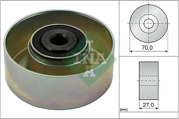 Ролик генератора Citroen Xsara/Peugeot 206 98-12 532 0214 10 INA 532-0214-10 (фото 1)