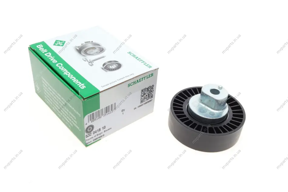 Ролик генератора BMW 3 (E36/E46)/5 (E34)/Z3/Z4 1.6-3.2 90-, M42/M43/M50/M52/M54/S50 532 0418 10 INA 532-0418-10 (фото 1)
