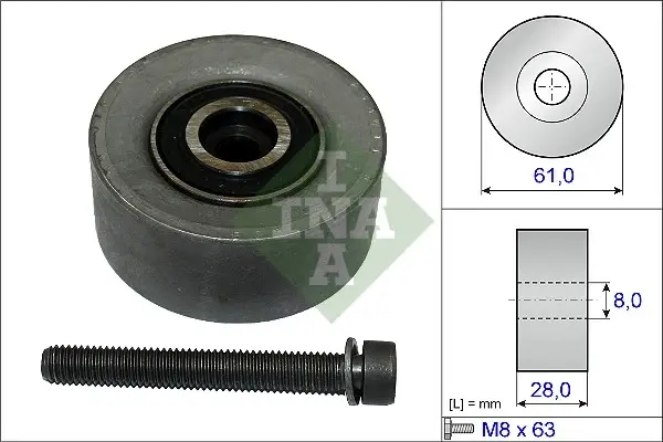 Ролик провідний Astra G, H, Vectra C (вир-во Ina) INA 532-0472-10 (фото 1)