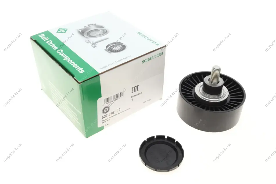 Ролик генератора BMW 3 (E90) 06-11 (паразитний) (75x30) N54/N55 532 0751 10 INA 532-0751-10 (фото 1)
