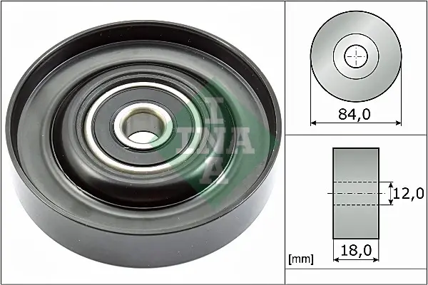Ролик генератора Nissan Micra III/Note 1.0/1.2/1.4 16V/LPG, 03-13 532 0785 10 INA 532-0785-10 (фото 1)