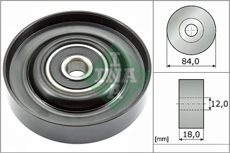 Ролик генератора Nissan Micra III/Note 1.0/1.2/1.4 16V/LPG, 03-13 532 0785 10 INA 532-0785-10
