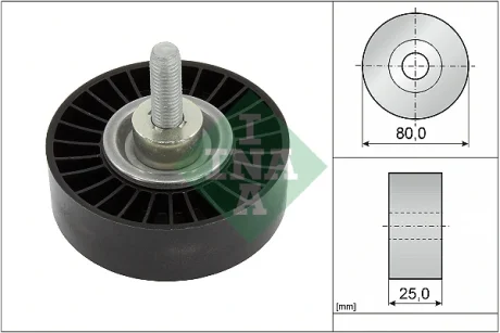 Ролик генератора Land Rover Discovery/Range Rover 14- 532 0887 10 INA 532-0887-10