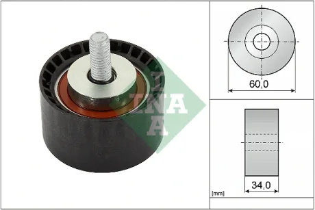 Ролик ГРМ Volvo S60/S80/S90/V40/V60/V70/V90/XC40/XC60/XC70/XC90 2.0d 13- (паразитний) 532 0888 10 INA 532-0888-10