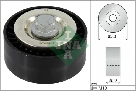 Ролик обвідний поліклінового ременя (Вир-во) INA 532-0896-10
