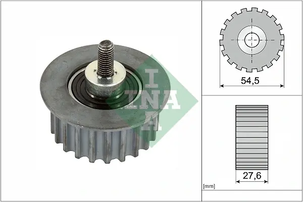 Ролик ГРМ Volvo S90/V60/V90/XC60/XC90 19- (паразитний) (54.5x27.6) 532 0998 10 INA 532-0998-10 (фото 1)