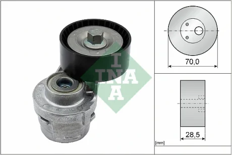 Натяжні ролики для легкових автомобілів (Вир-во) INA 533-0061-20