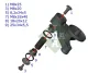 Натяжник ременя генератора VW Passat 2.5 TDI 98-05, AFB, AKN, BDG, BAU, BDH 533 0117 10 INA 533-0117-10 (фото 2)