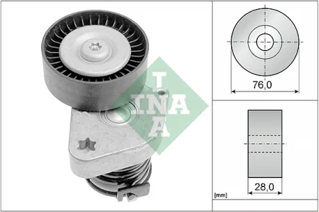 Планка натяжна MB M271 W203/W211 KOMPRESSOR (вир-во Ina) INA 534-0081-30