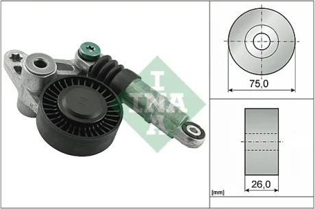 Натяжні ролики для легкових автомобілів (вир-во) INA 534-0098-10