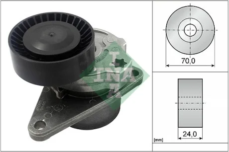 Натяжник ременя генератора Volvo C70/S40/S60/S70/S80/V40/V70 -07 534 0103 10 INA 534-0103-10