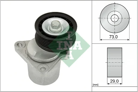 Натяжник ременя генератора Ford Mondeo 00-15 534 0128 20 INA 534-0128-20