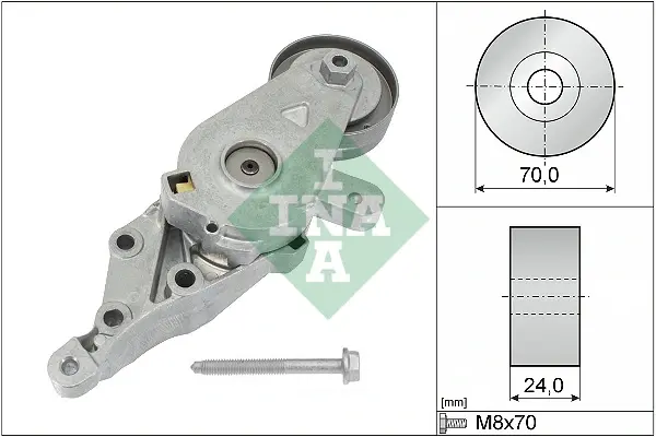 Натягувач ременя AUDI, SEAT, VW (вир-во Ina) INA 534-0140-30 (фото 1)
