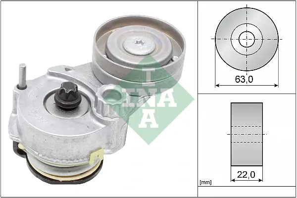 Натягувач ременя OPEL (вир-во Ina) INA 534-0147-10 (фото 1)