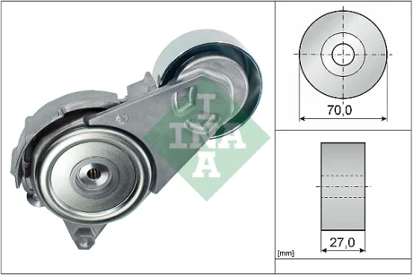 Натяжник ременя генератора Toyota Corolla/Yaris 01-12 534 0408 10 INA 534-0408-10