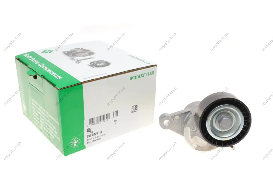 Натяжник ременя генератора Citroen C3 II/C4 1.4-1.6HDi 09- 534 0427 10 INA 534-0427-10 (фото 1)