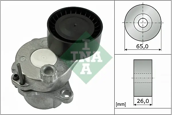Натяжник ременя генератора MB C-class (W204)/E-class (W212/S212) 2.2CDI 08-, OM651 534 0443 10 INA 534-0443-10 (фото 1)