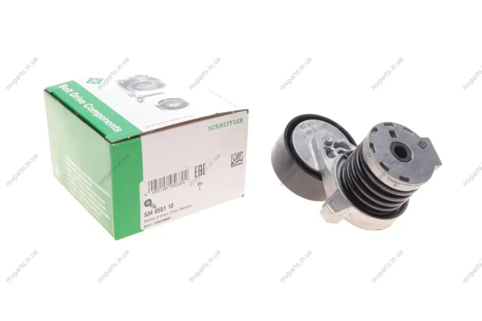 Натяжник ременя генератора Renault Kangoo 1.5dCi 11/12-, 55/59/70/85kw, K9K 534 0551 10 INA 534-0551-10 (фото 1)