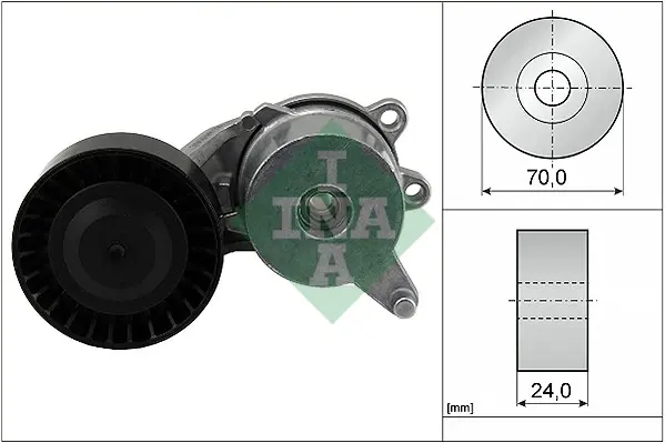 Натяжник ременя генератора Citroen C1/Peugeot 108 1.0 VTi 14- 534 0553 10 INA 534-0553-10 (фото 1)