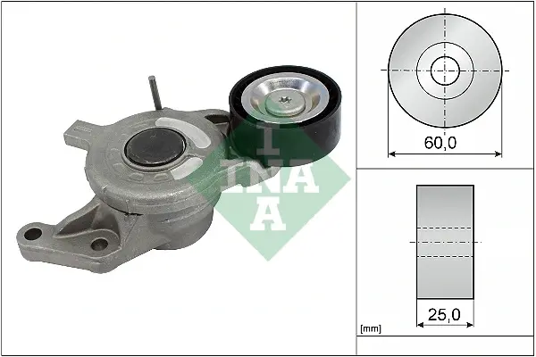Натяжник ременя генератора Citroen Jumpy/Peugeot Expert 2.0HDi 16- 534 0657 10 INA 534-0657-10 (фото 1)