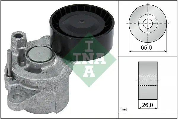 Натяжник ременя генератора Citroen Berlingo/Jumpy/Peugeot Expert/Partner 1.5 BlueHDi 18- 534 0688 10 INA 534-0688-10 (фото 1)