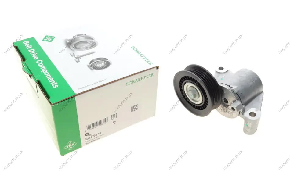 Натяжник ременя генератора Ford Transit Connect 2.5 Duratec 13- (72.5x21.5) 534 0705 10 INA 534-0705-10 (фото 1)