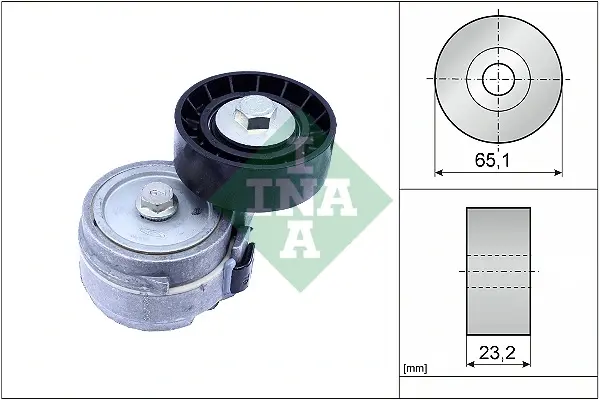 Натяжник ременя генератора Alfa Romeo Giuletta/Fiat Grande Punto 07- 534 0706 10 INA 534-0706-10 (фото 1)