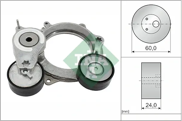 Натяжник ременя генератора Audi A6/A7/A8/Q7/Q8 3.0 TDI 17- 534 0718 10 INA 534-0718-10 (фото 1)