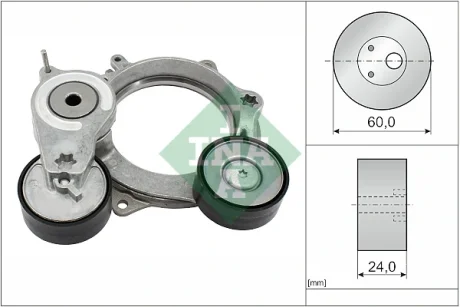 Натяжник ременя генератора Audi A6/A7/A8/Q7/Q8 3.0 TDI 17- 534 0718 10 INA 534-0718-10