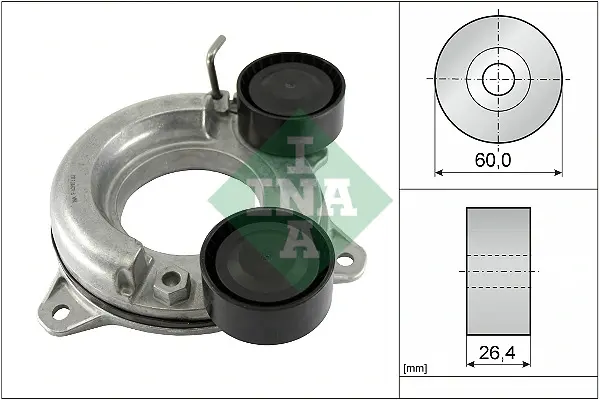 Натяжник ременя генератора Renault Megane 1.3 TCe 20- 534 0854 10 INA 534-0854-10 (фото 1)