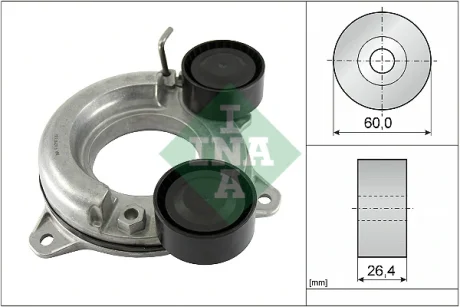 Натяжник ременя генератора Renault Megane 1.3 TCe 20- 534 0854 10 INA 534-0854-10