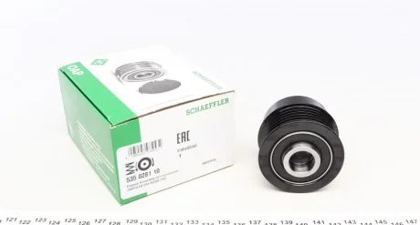 Шків генератора Jeep Patriot 2.0/2.4, 02/07 - 12/17, 115/125kw 535 0281 10 INA 535-0281-10