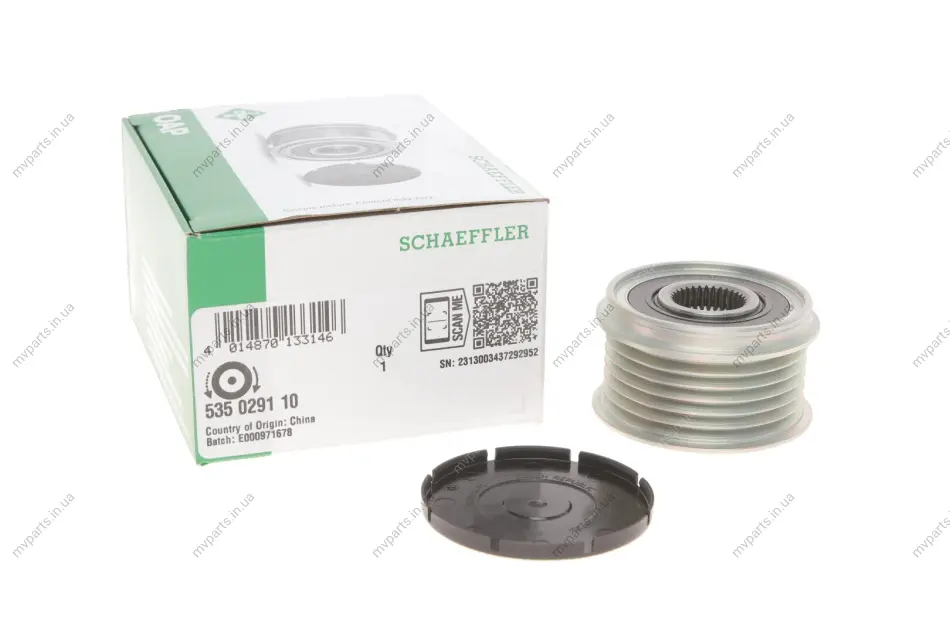 Шків генератора Renault Megane IV 1.6 16V 16- 535 0291 10 INA 535-0291-10 (фото 1)