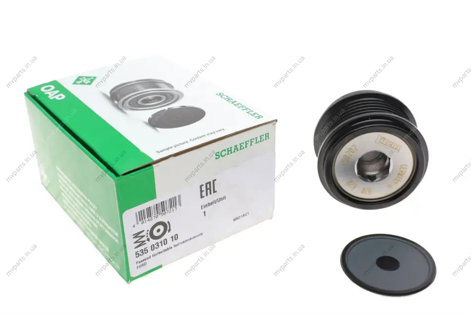 Шків генератора Ford Transit Connect 1.5 EcoBlue/Custom 2.0 EcoBlue 16- 535 0310 10 INA 535-0310-10 (фото 1)
