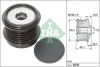 Шків генератора Ford Transit Connect 1.5 EcoBlue/Custom 2.0 EcoBlue 16- 535 0310 10 INA 535-0310-10 (фото 2)