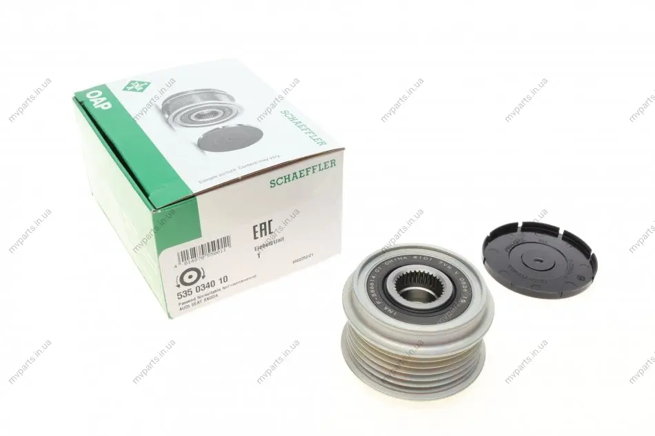 Шків генератора Audi Q7/VW Touareg 3.0 TDI 10- 535 0340 10 INA 535-0340-10 (фото 1)