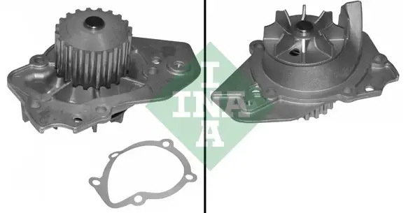 Помпа води Citroen Xantia 1.9D 93-03/Peugeot 205/305/306/309/405 1.7-1.9D/TD 83-98 (20z) 538 0019 10 INA 538-0019-10 (фото 1)