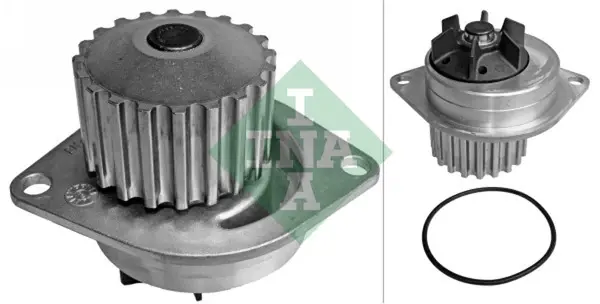 Помпа води Citroen Xsara 1.5D/1.6 97-/Peugeot 106/205/206/306/405 1.5D/1.4/1.6 91-02 538 0034 10 INA 538-0034-10 (фото 1)