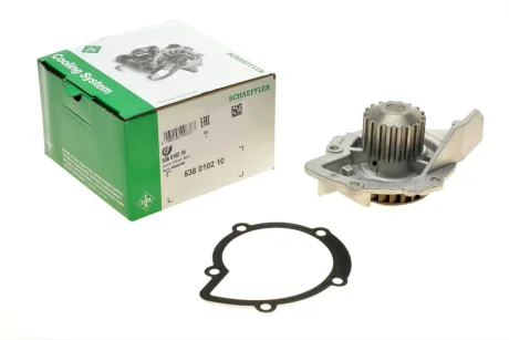 Помпа води Citroen C4/C5/C8/Jumpy/Fiat Scudo/Peugeot 308/407/508/Ford Focus/Mondeo 2.0HDi/TDCi 09- 538 0102 10 INA 538-0102-10