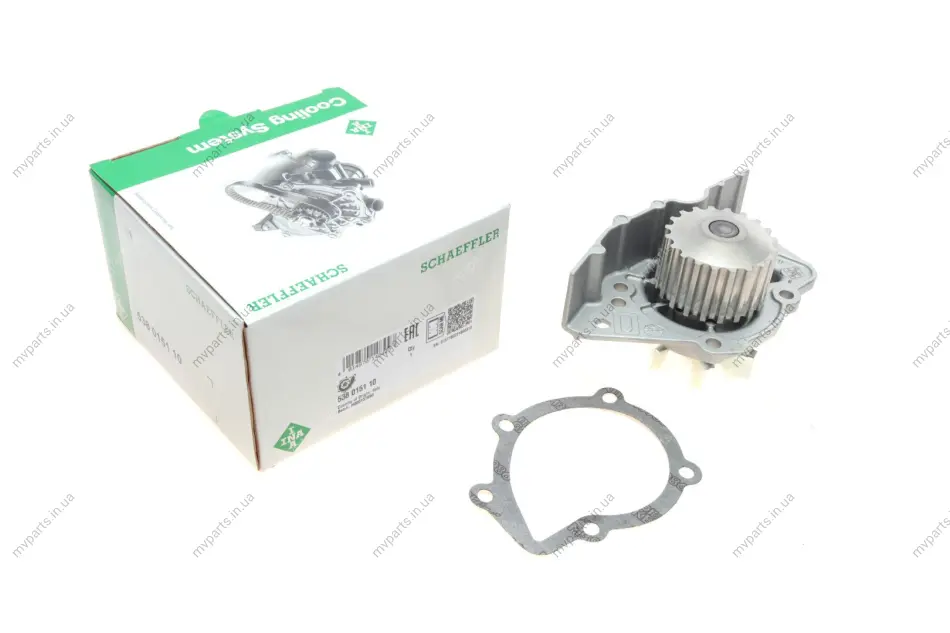 Помпа води Fiat Scudo 96-06/Ducato/Peugeot Boxer/406 1.9D/TD/2.0 94-02 538 0151 10 INA 538-0151-10 (фото 1)