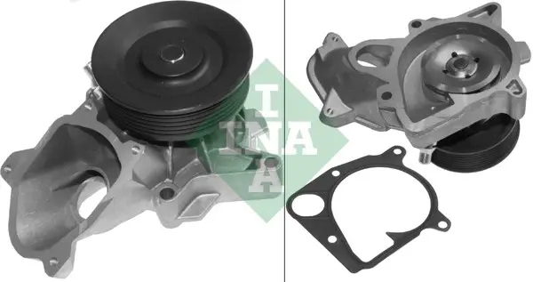 Помпа води BMW 3 (E90/E91/E92) 06-13/X3 (E83) 3.0d/xDrive 04-10 (M57) 538 0187 10 INA 538-0187-10 (фото 1)